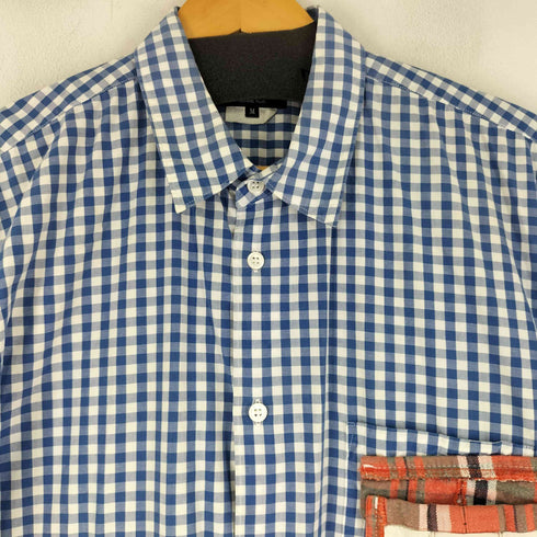 コムデギャルソンオムプリュス COMME des GARCONS HOMME PLUS アシンメトリーチェック ギンガムチェック S/S シャツ メンズ JPN:M